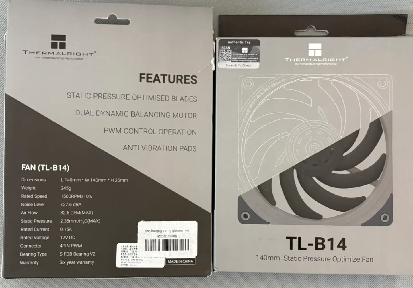 Thermalright TL-B14 140mm Static Pressure Optimize Fan - New image indicator(2)
