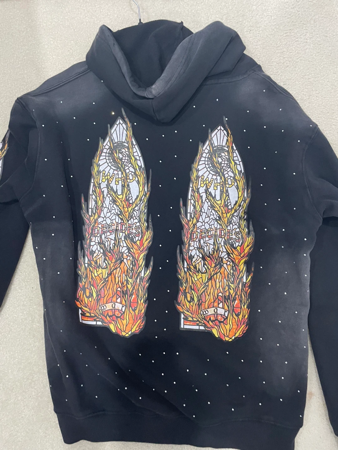 Who Decides War Hoodie - Size L - photo 3