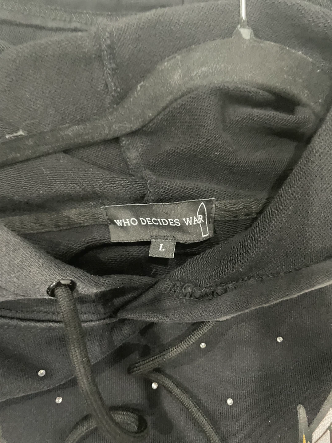 Who Decides War Hoodie - Size L - photo 2