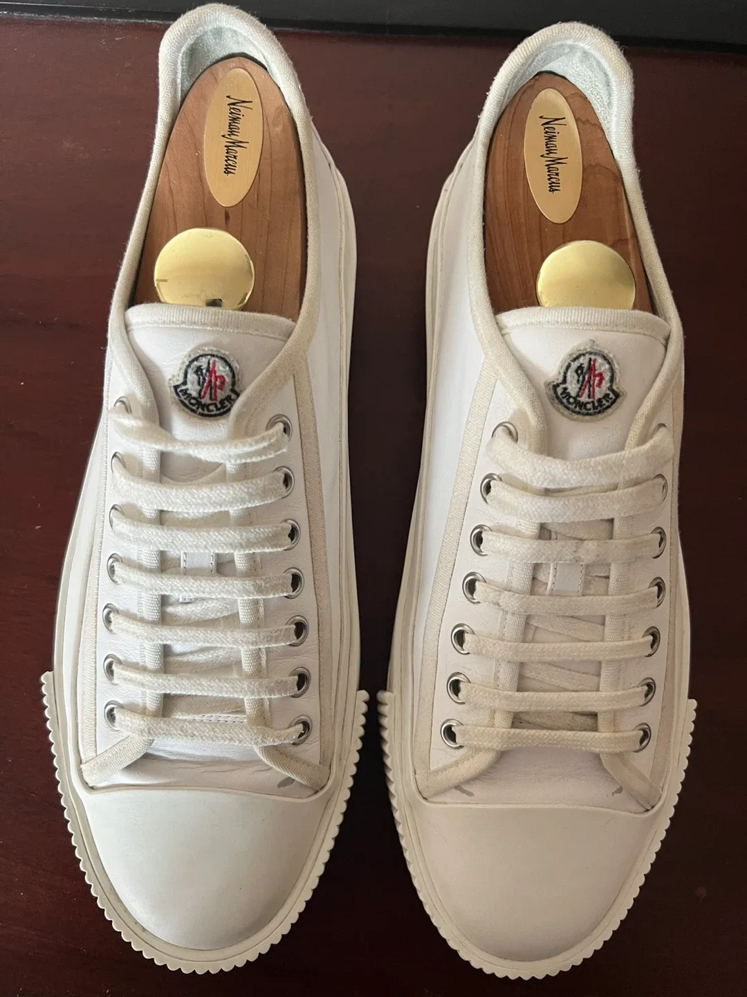 Moncler Vulcanized Project Sneakers - White, Size 9.0 image indicator(7)