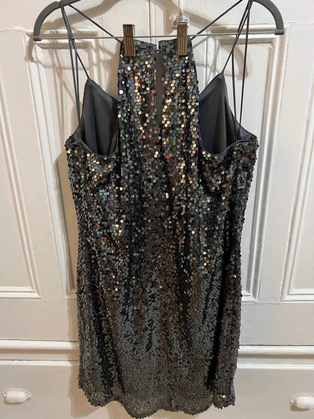 🪩 Express Sequin Dress - Size L - photo 4