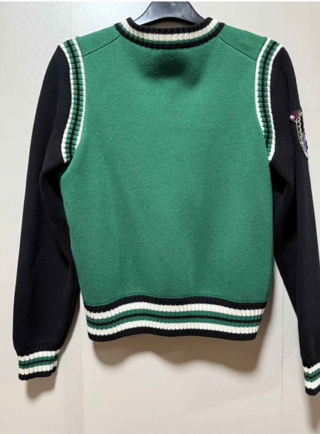 Maje Green & Black Varsity Jacket - photo 2