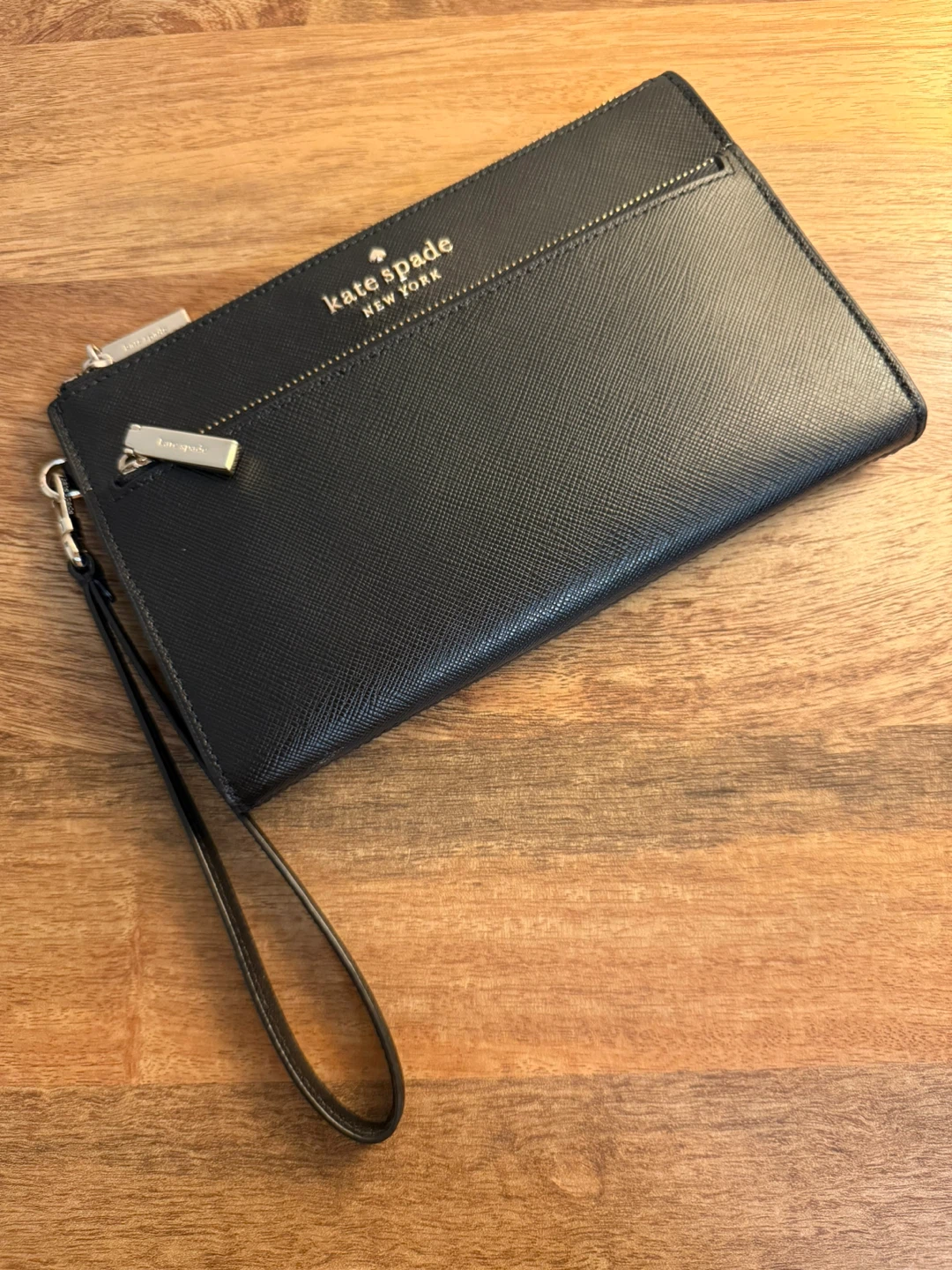 Kate Spade Black Wristlet Wallet