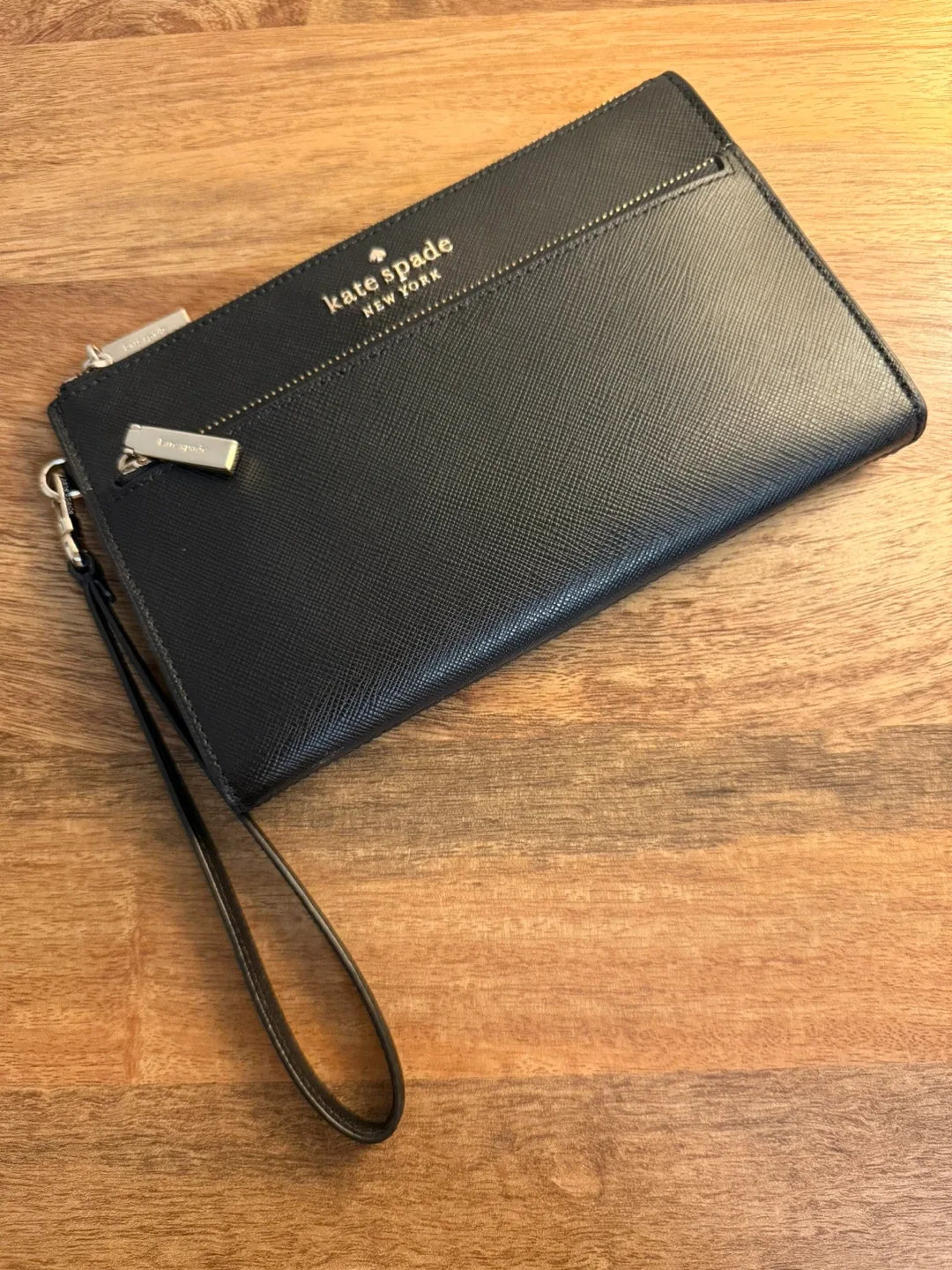 Kate Spade Black Wristlet Wallet thumbnail