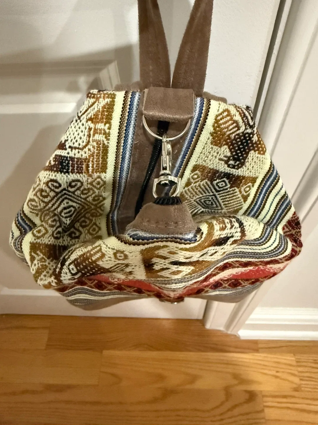 Striped Pattern Backpack bought in Peru image indicator(3)