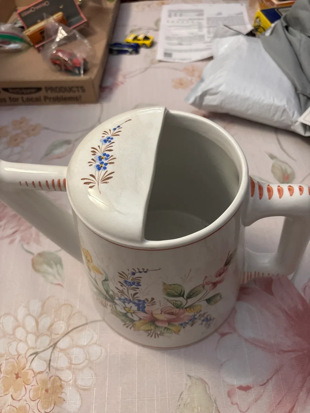 Marshall fields ceramic garden pitcher image indicator(3)