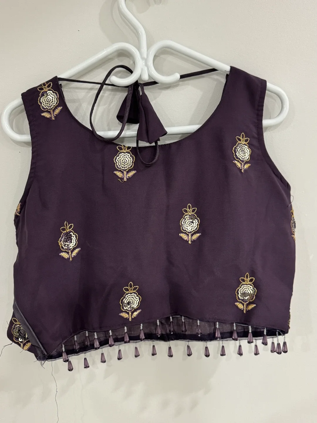 Embroidered punjabi sharara suit image indicator(3)