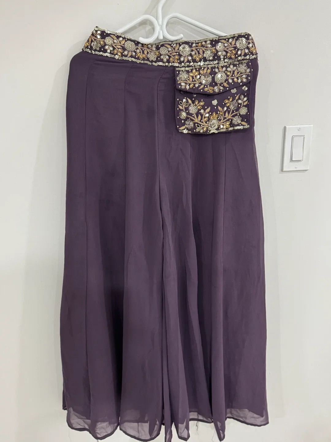 Embroidered punjabi sharara suit image indicator(4)