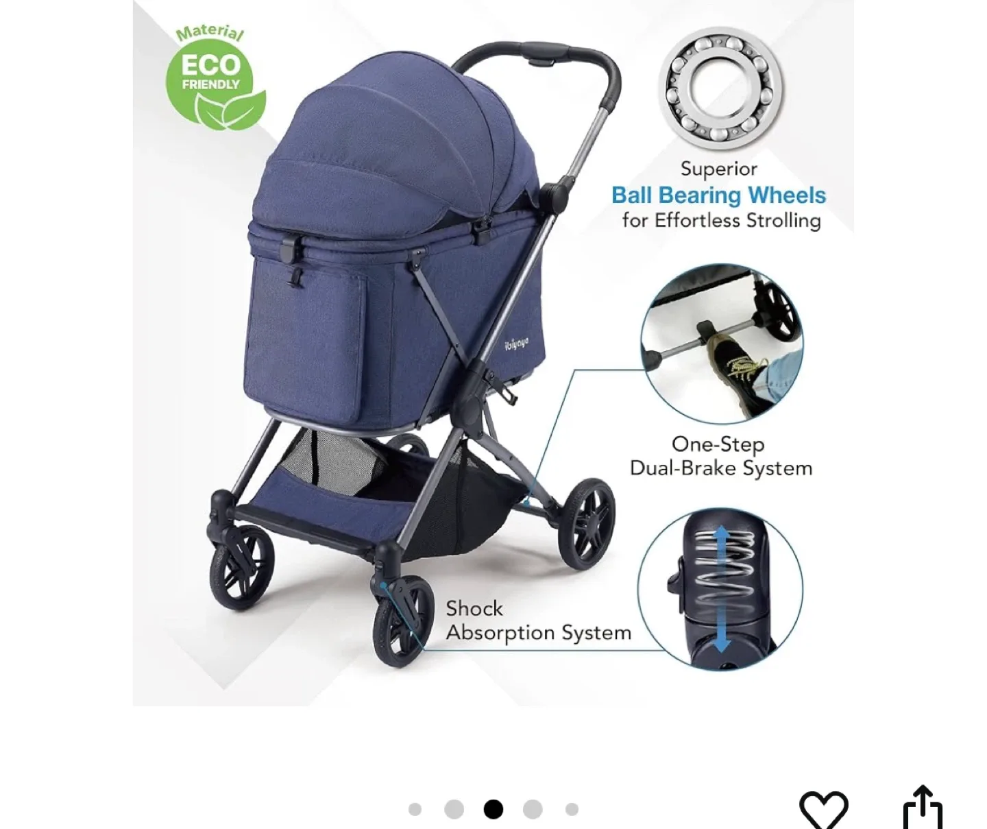 ibiyaya Pet Stroller - brand new in box image indicator(4)