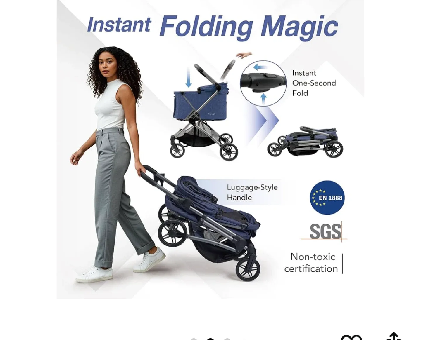 ibiyaya Pet Stroller - brand new in box image indicator(3)