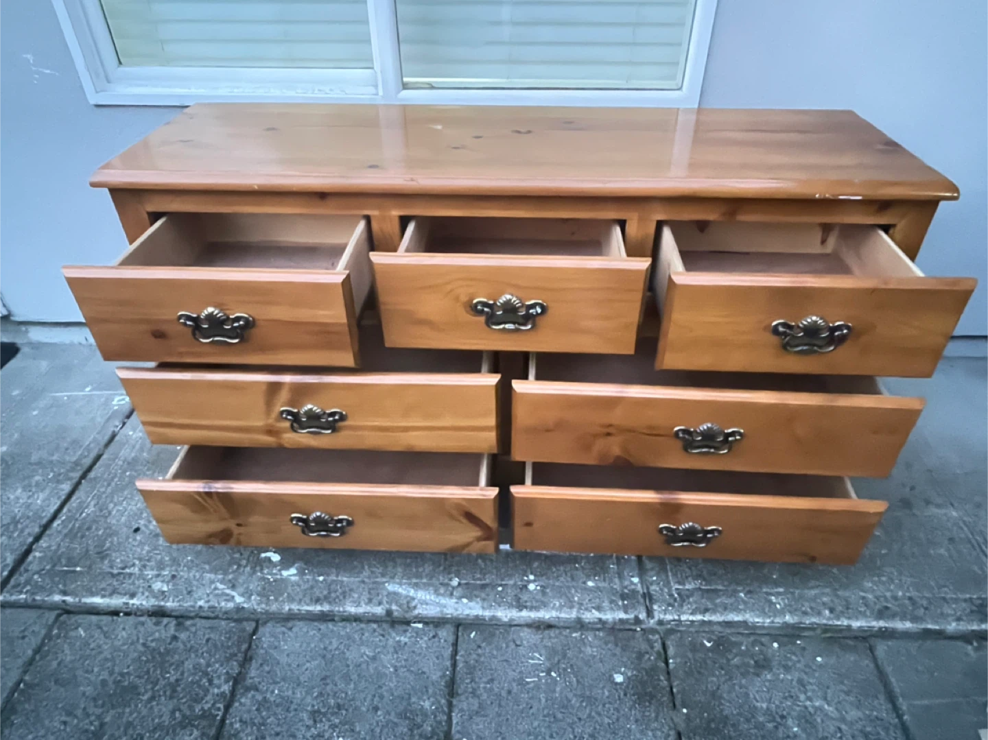 Wooden 7-Drawer Dresser - photo 2