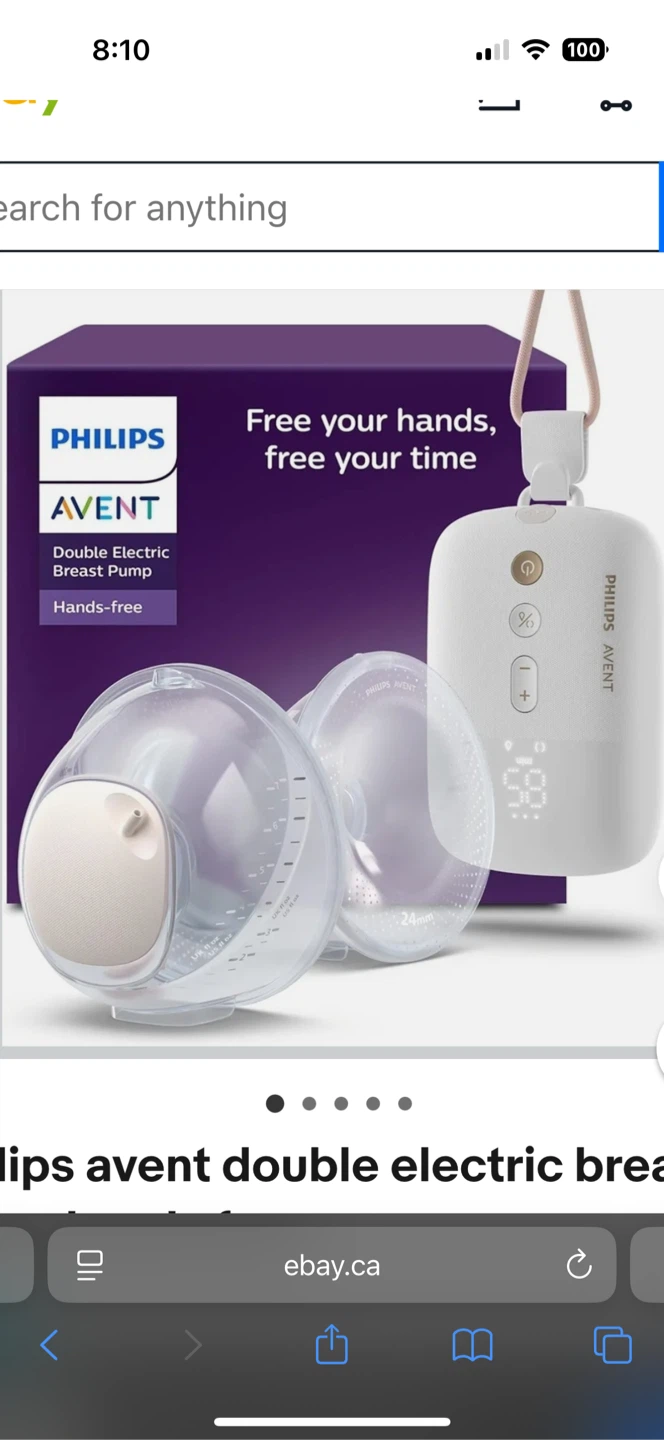 Philips Avent Double Electric Breast Pump - Hands-Free