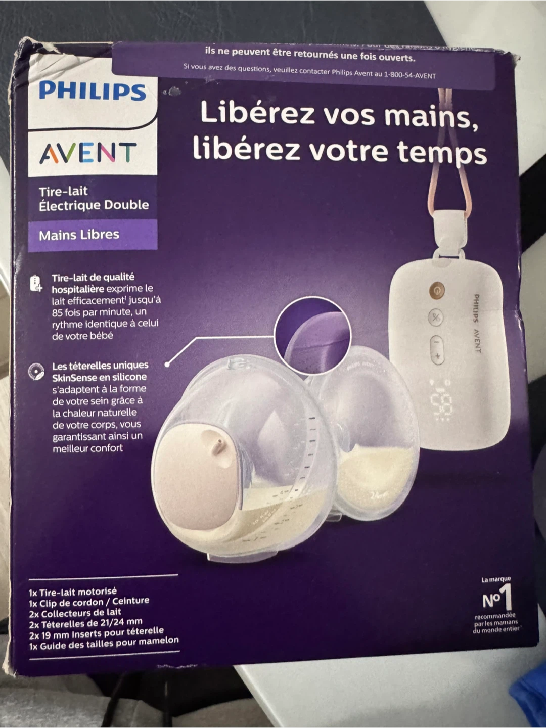 Philips Avent Double Electric Breast Pump - Hands-Free - photo 2
