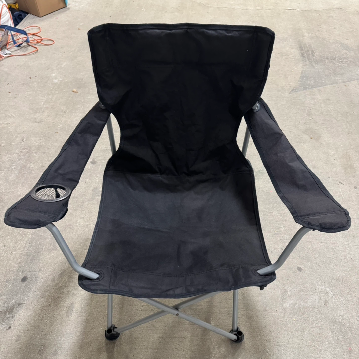 Ventura Deluxe Folding Camping Chair with Cup Holder – Used - photo 4