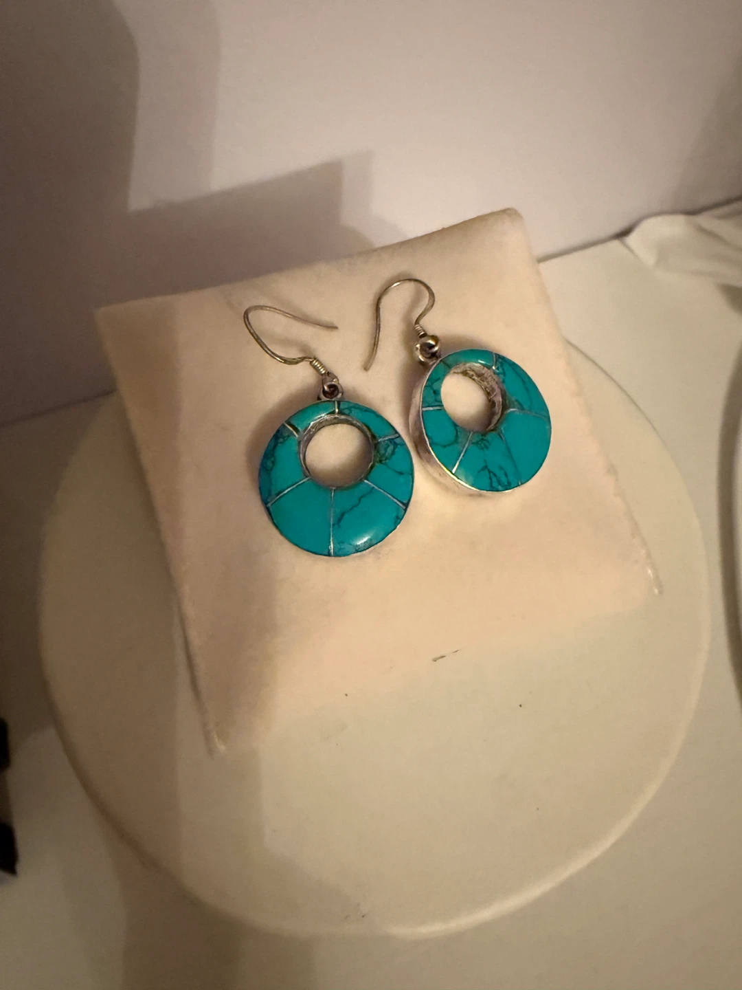 Sterling silver Turquoise Stone Earrings - photo 2