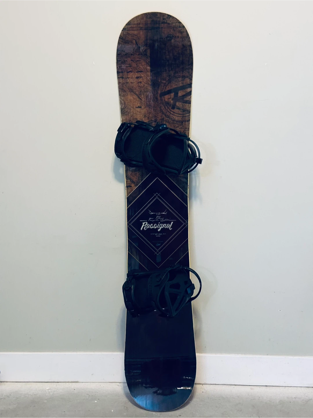 153cm Rossignol Templar Snowboard + Ride Bindings Sz M