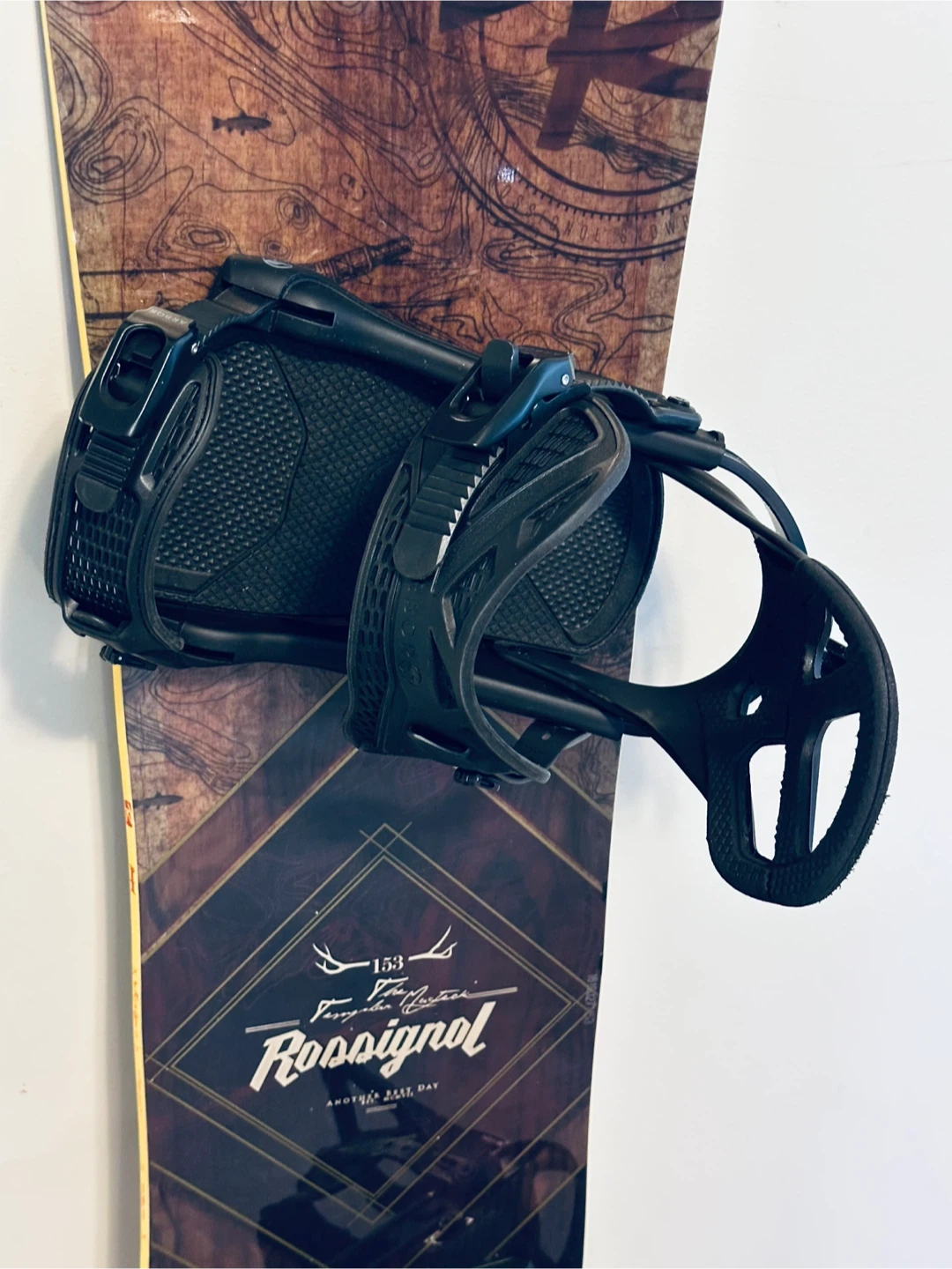 153cm Rossignol Templar Snowboard + Ride Bindings Sz M - photo 4