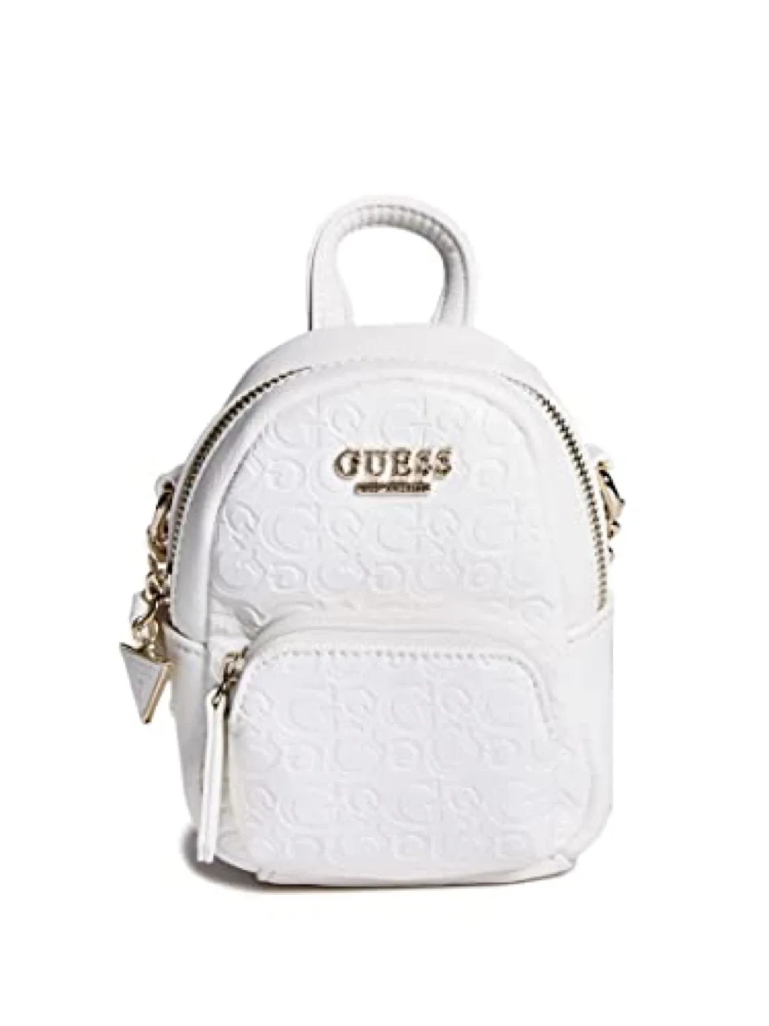 [Guess] Evan White Logo Mini Crossbag thumbnail