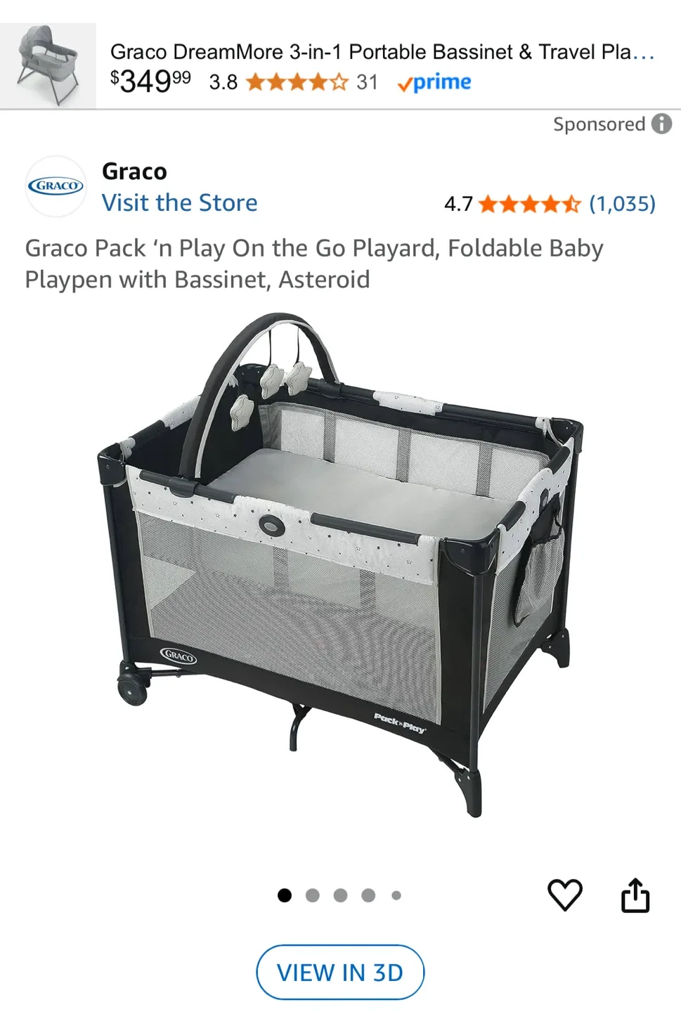 Graco Bassinet thumbnail