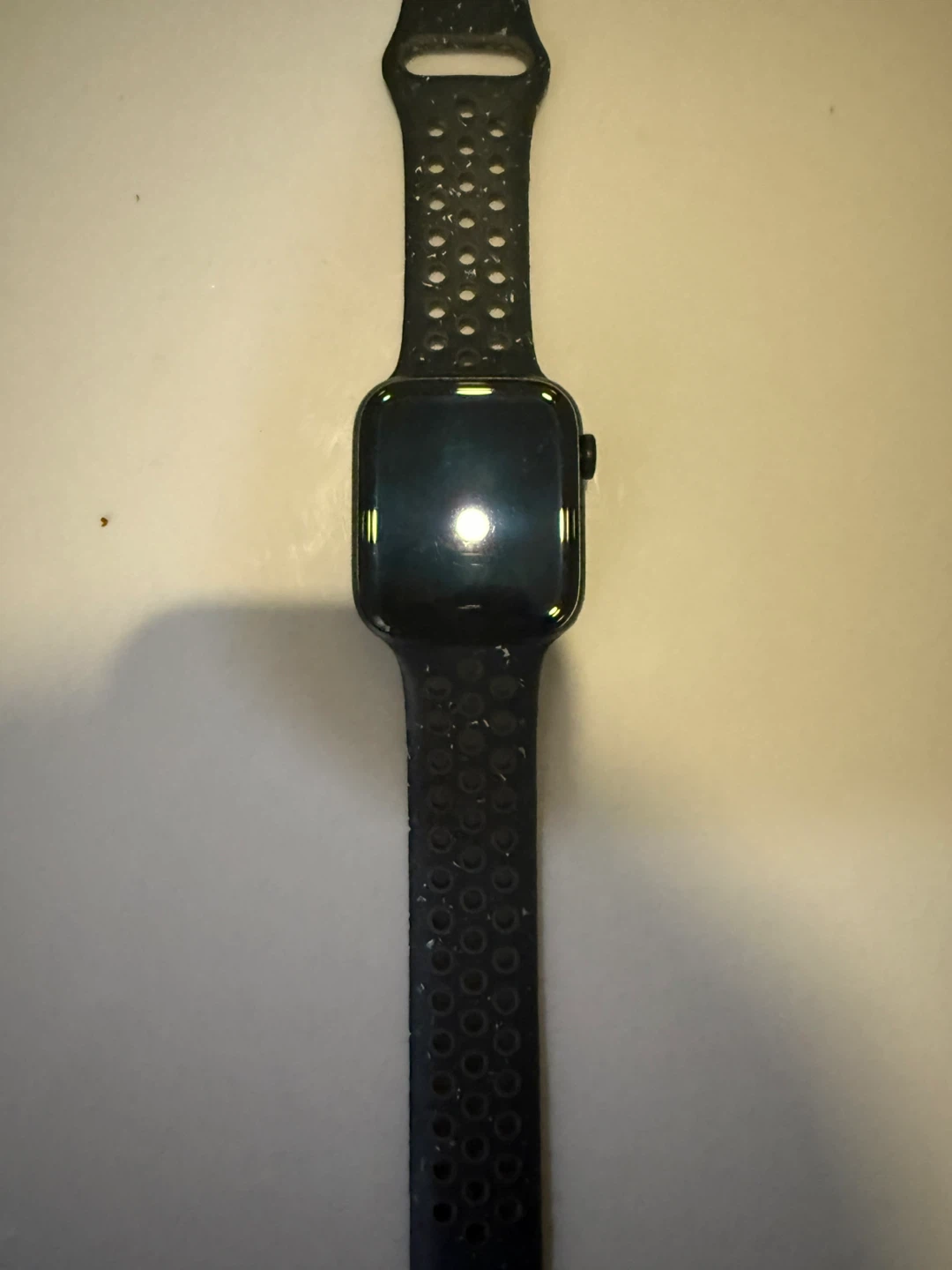 Apple Watch with black Nike Sport Band
