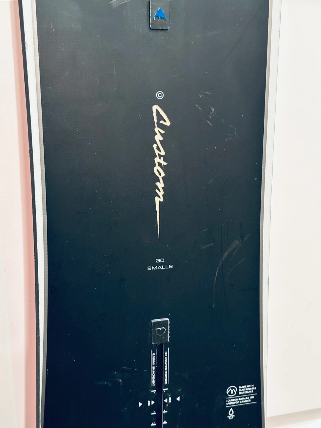 130cm Burton Custom Smalls Snowboard - photo 4