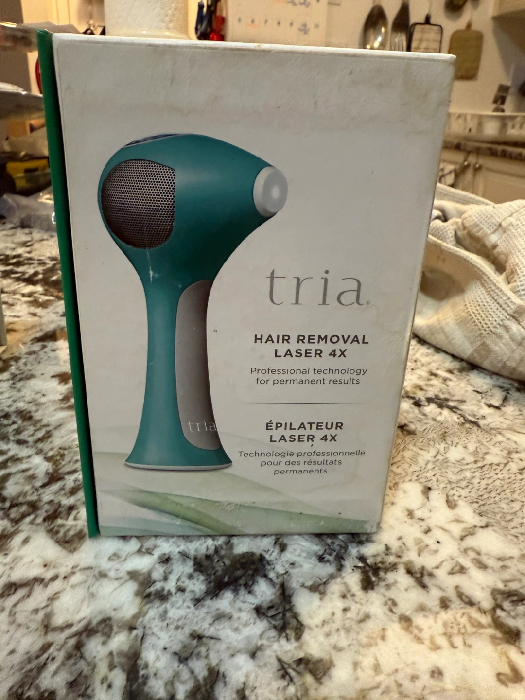 Tria Hair Removal Laser 4X – Turquoise (with box + charger)