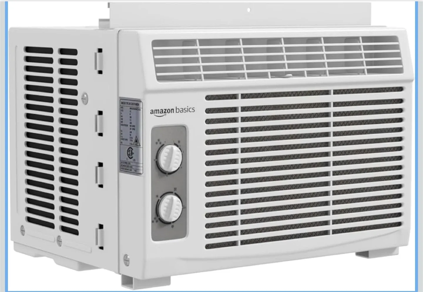 Amazon Basics 5,000 BTU Window Air Conditioner - Cools 150 sq ft image indicator(3)