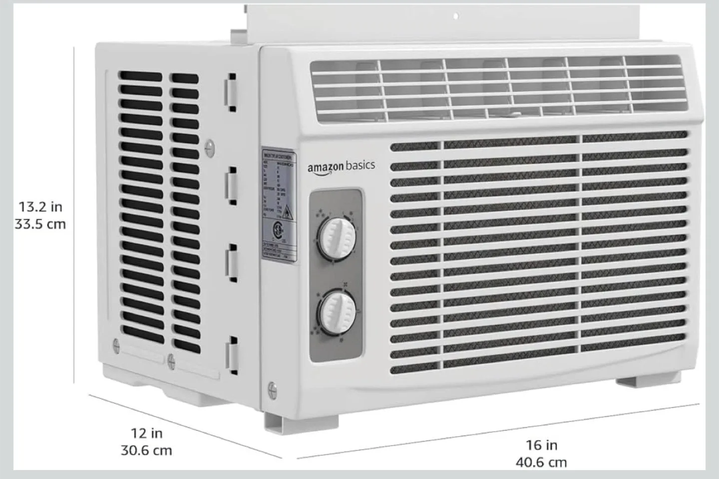 Amazon Basics Window Air Conditioner - Cools 150 sq ft thumbnail