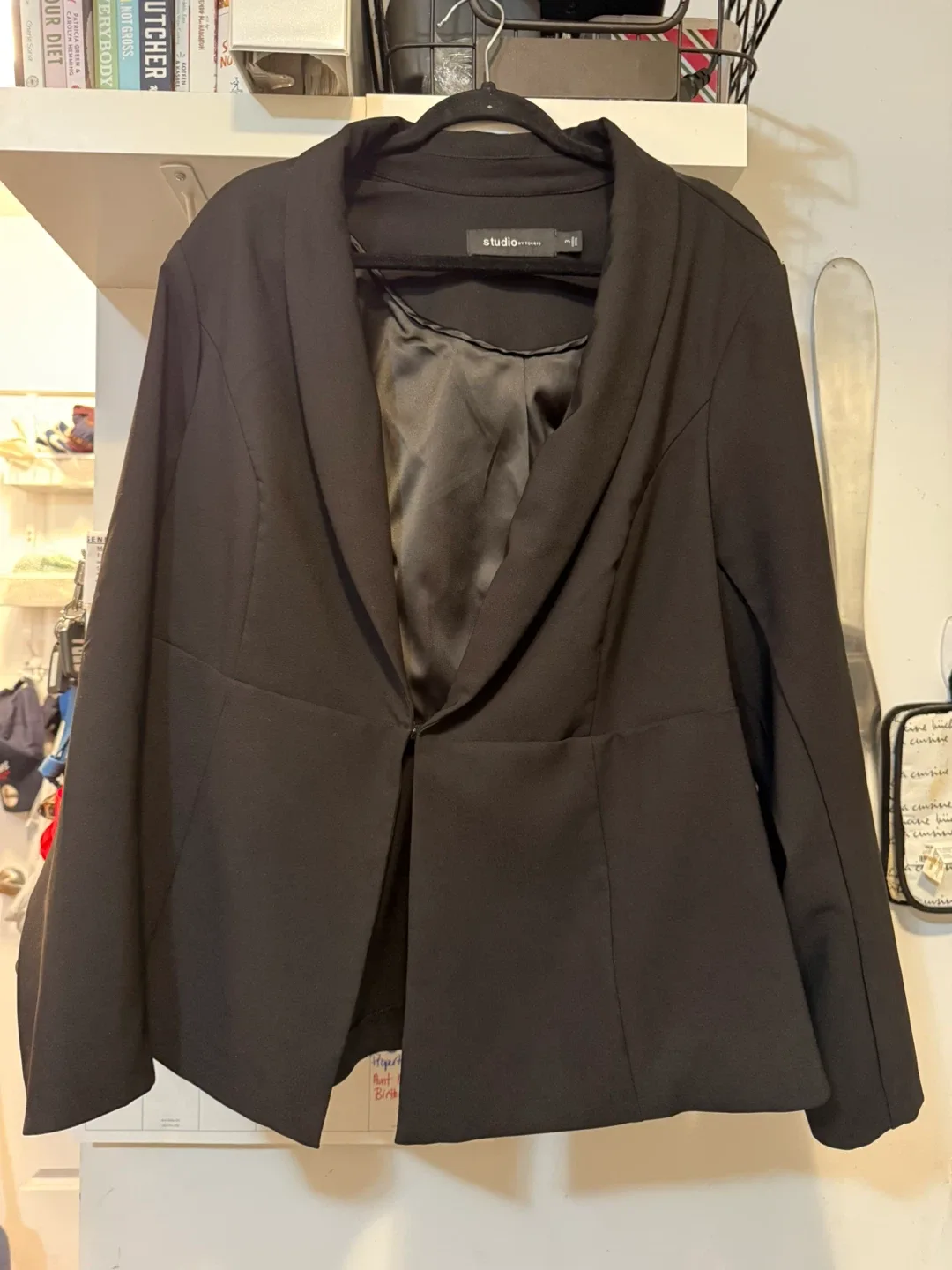 Studio by Torrid Luxe Ponte Peplum Blazer (Size 3 / 3X) image indicator(3)