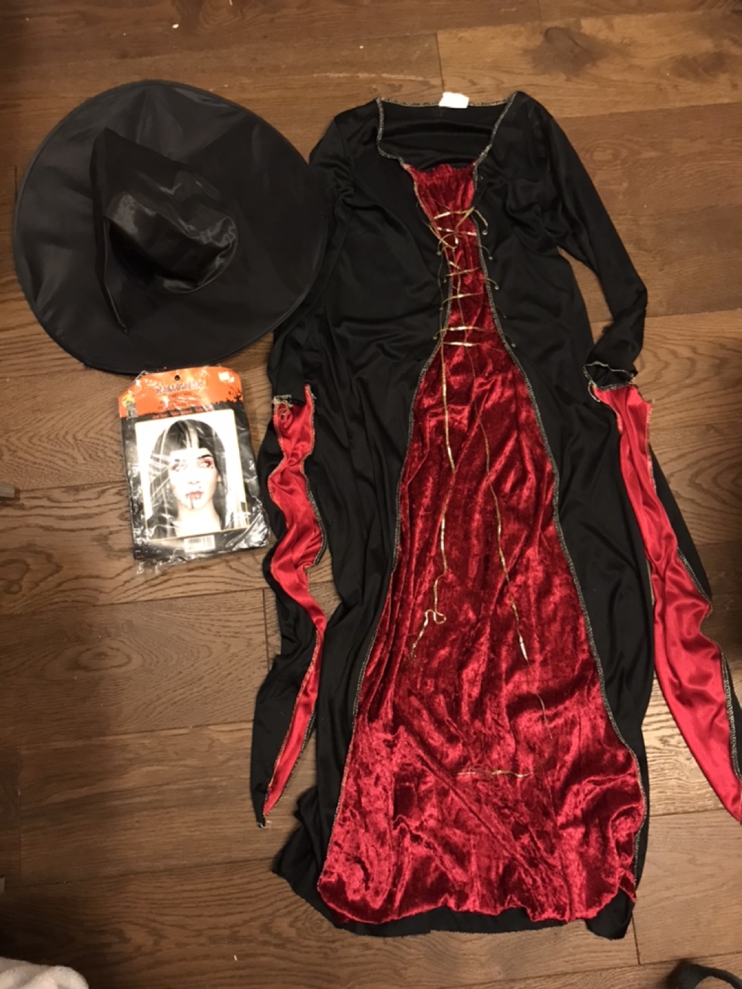 Halloween Witch Costume with Wig - photo 2