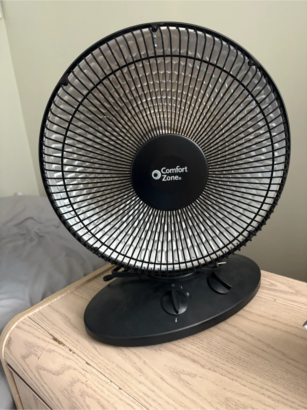 Comfort Zone Heater Fan - Black