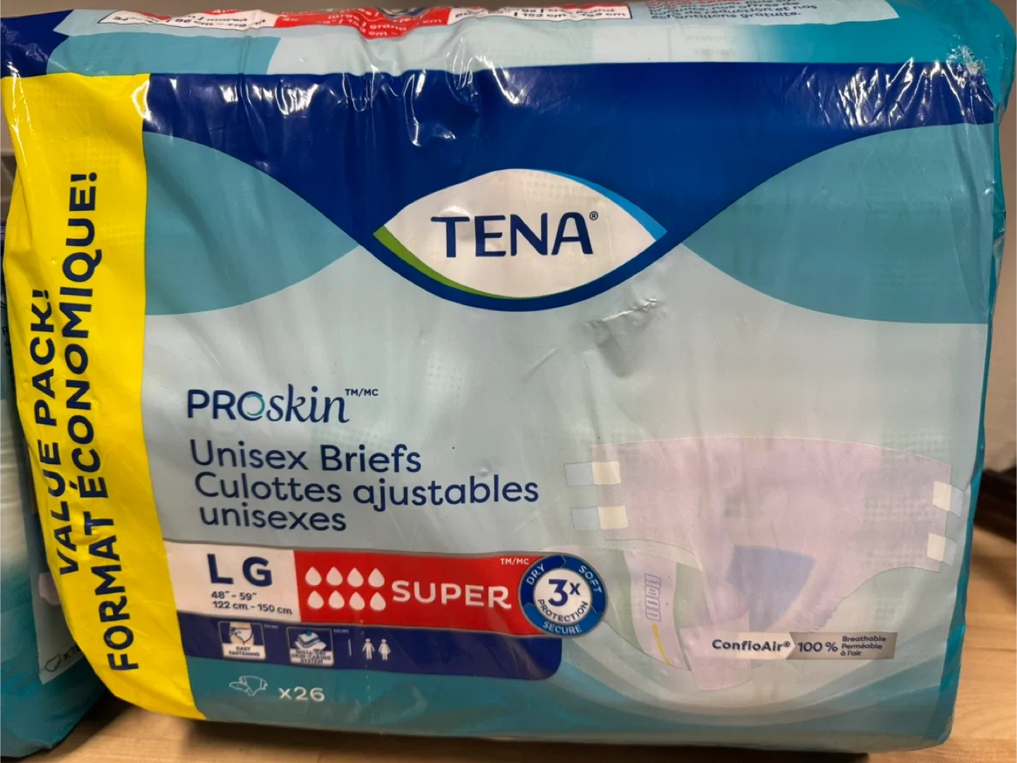 TENA ProSkin Underwear - Size Large
