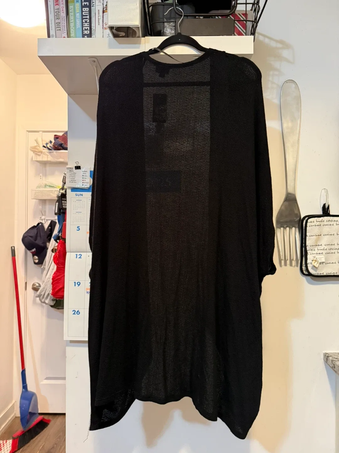 Torrid Slub Hacci Short-Sleeve Open-Front Cocoon Cardigan image indicator(5)