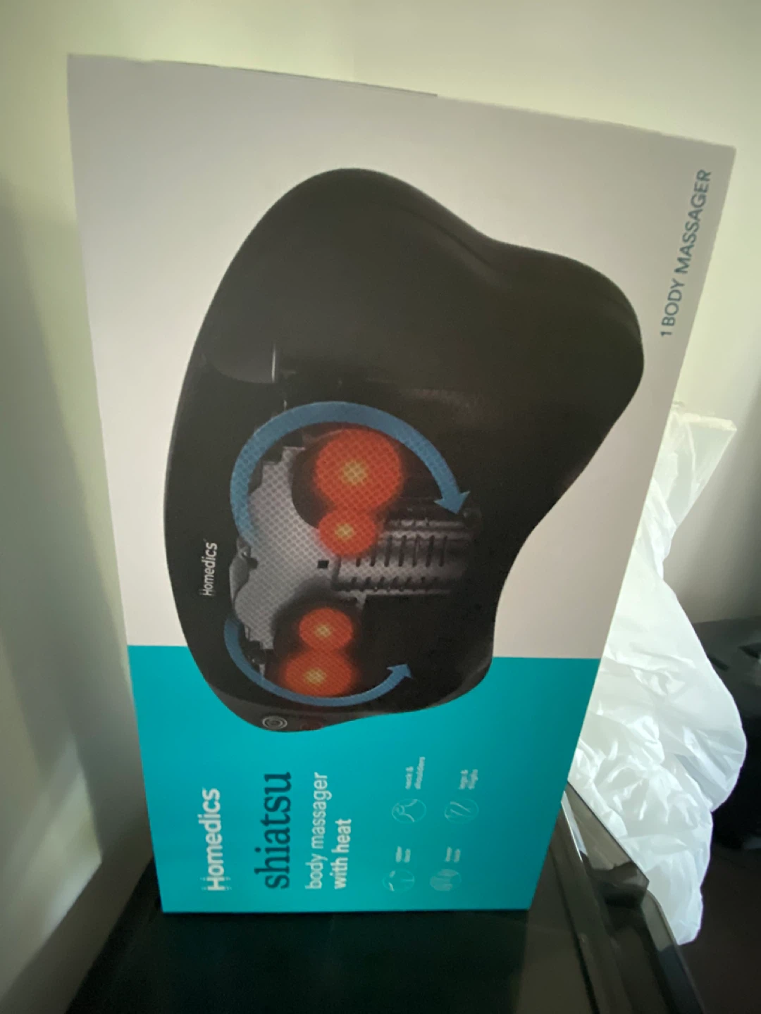 Homedics Deep Kneading Shiatsu Massager with Heat - photo 2