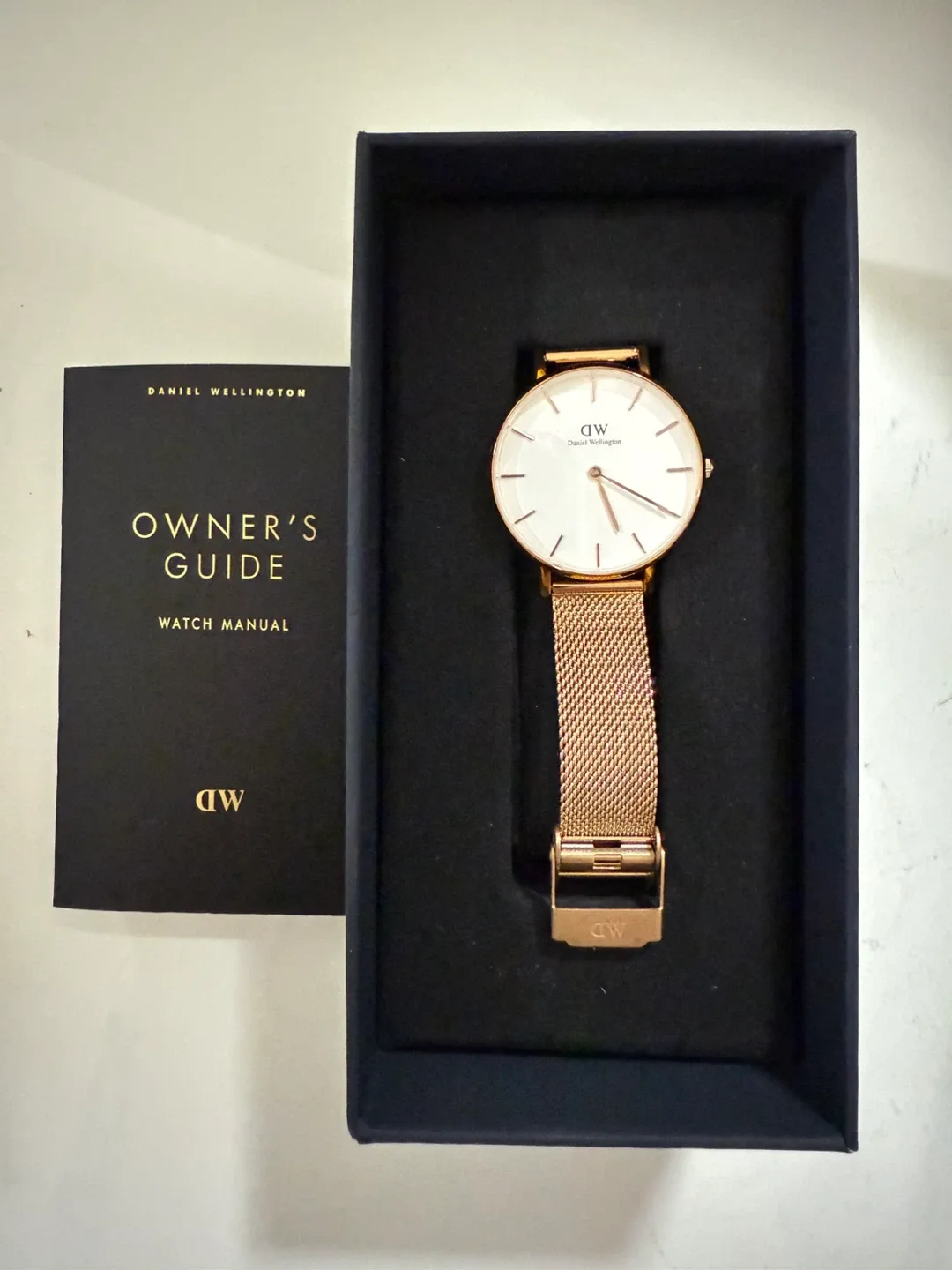 Daniel Wellington Gold Watch with Box