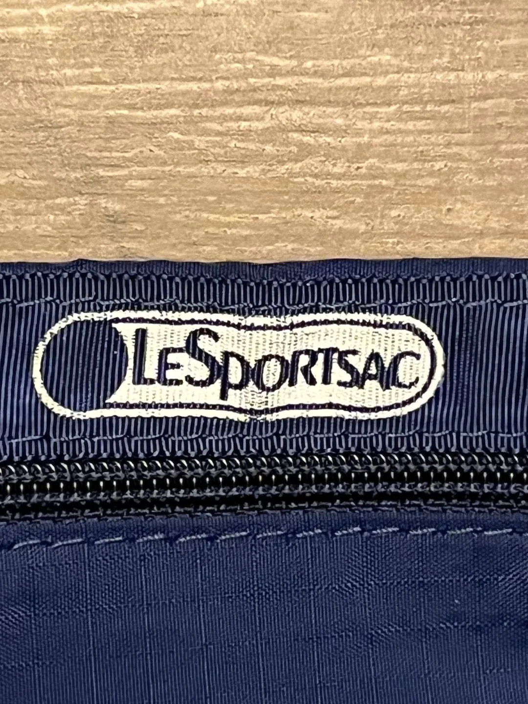 LeSportsac Navy Blue Pouch (Made in the USA). image indicator(2)