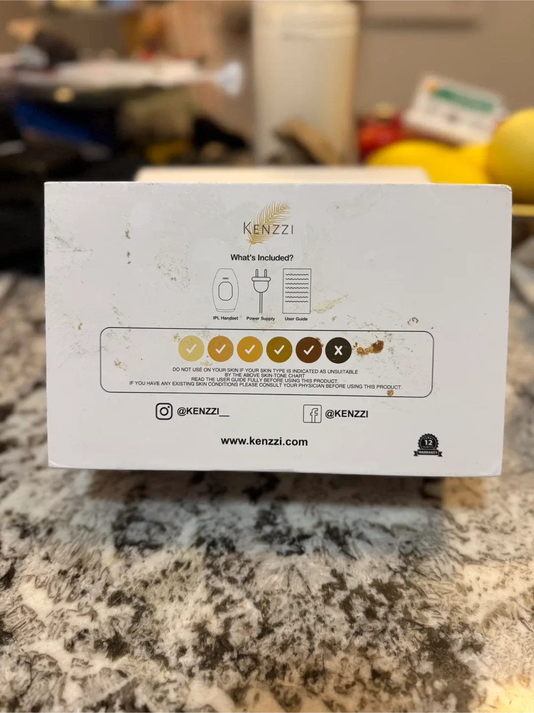 KENZZI IPL Hair Removal Handset image indicator(2)