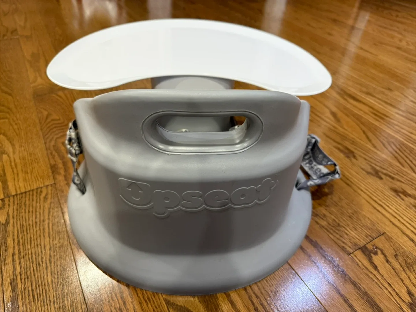 Upseat Baby Floor Seat Booster Chair with Tray image indicator(3)