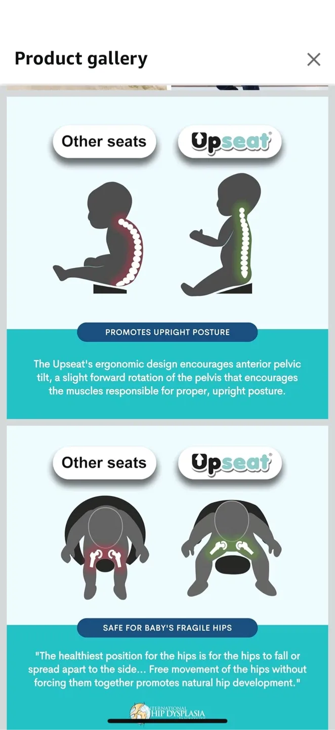 Upseat Baby Floor Seat Booster Chair with Tray image indicator(8)
