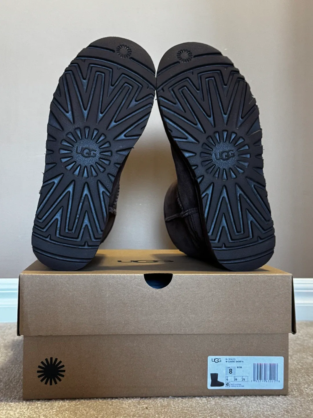 UGG Classic Short II Boots - Size 8 - Burnt Cedar image indicator(4)