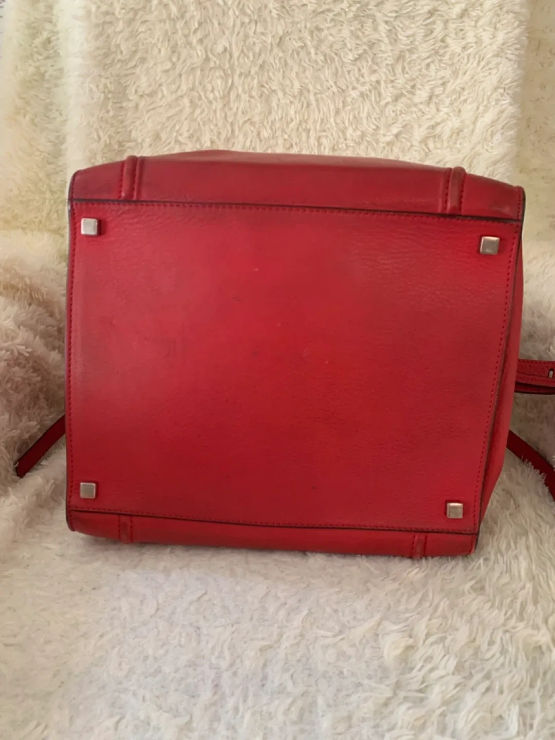 Celine Red Leather Handbag Moving sales.Port Coquitlam image indicator(9)