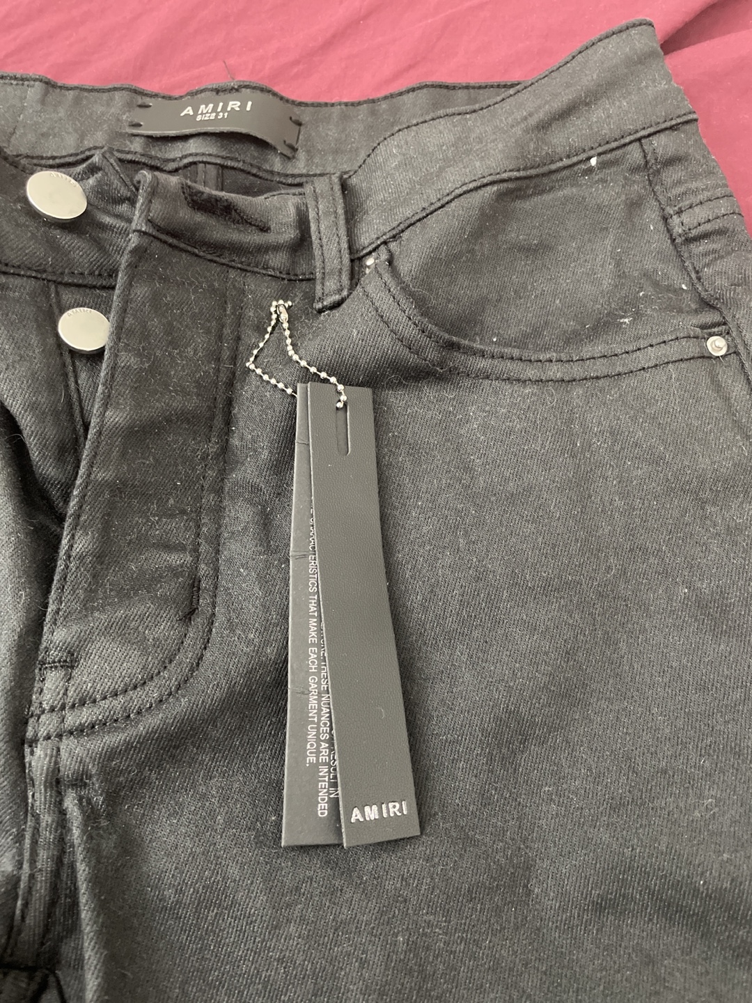 AMIRI Black Jeans Size 31