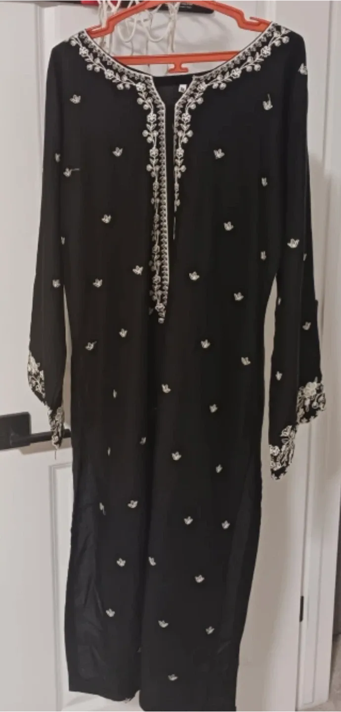 Black Embroidered Suit thumbnail