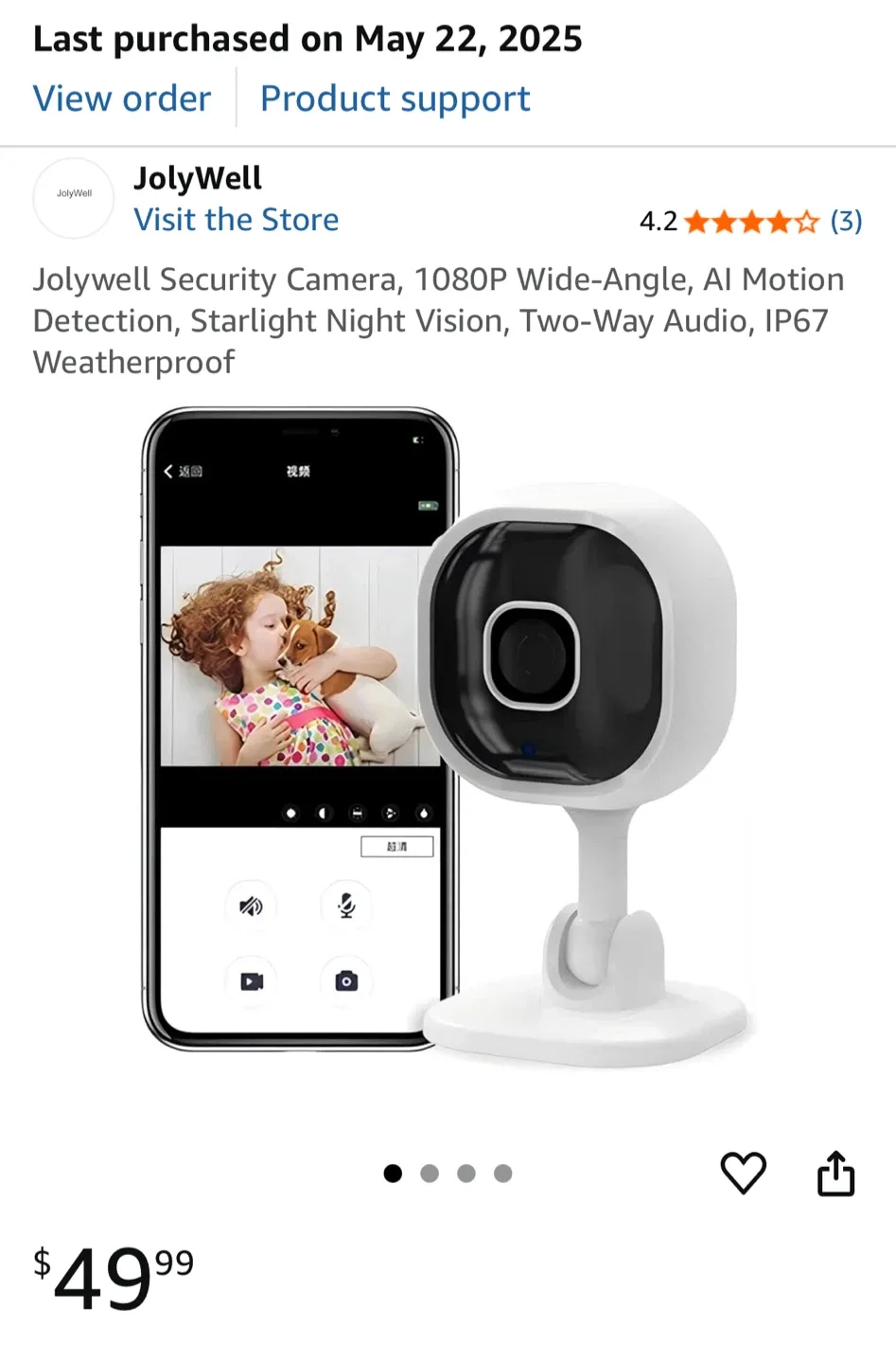 Jolywell 1080P Security Camera thumbnail