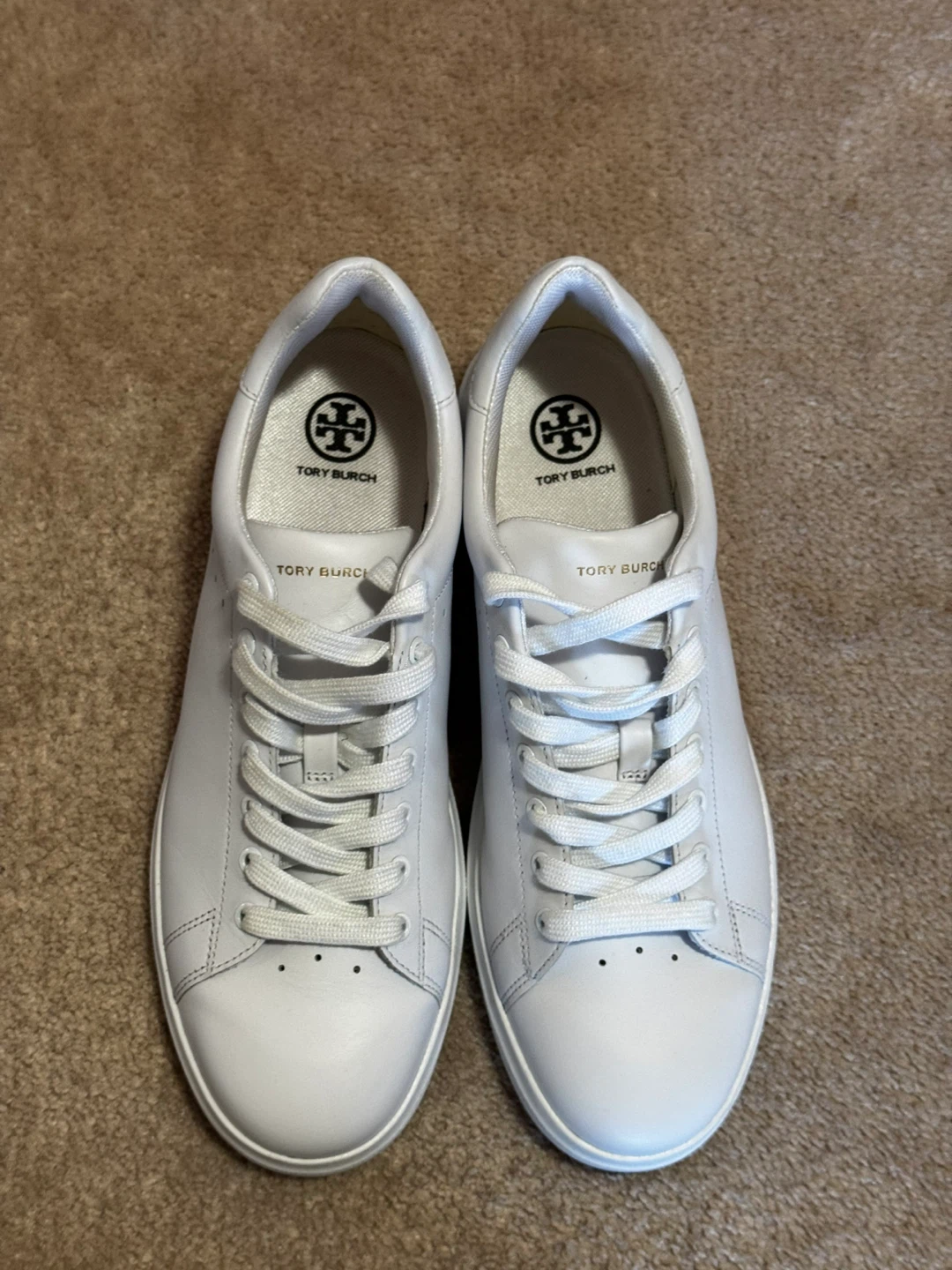 Tory Burch White Leather Sneakers - photo 3