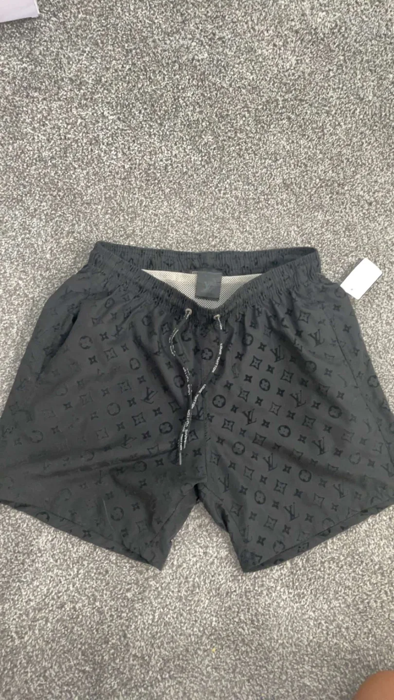 Louis Vuitton Black Swim Shorts