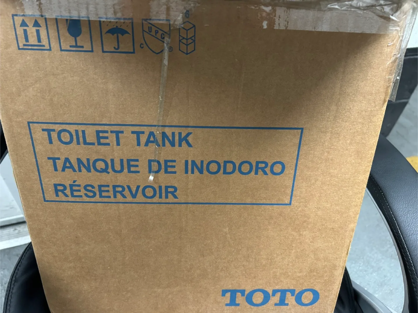 Toto ST243E#01 Entrada Toilet Tank - White image indicator(4)