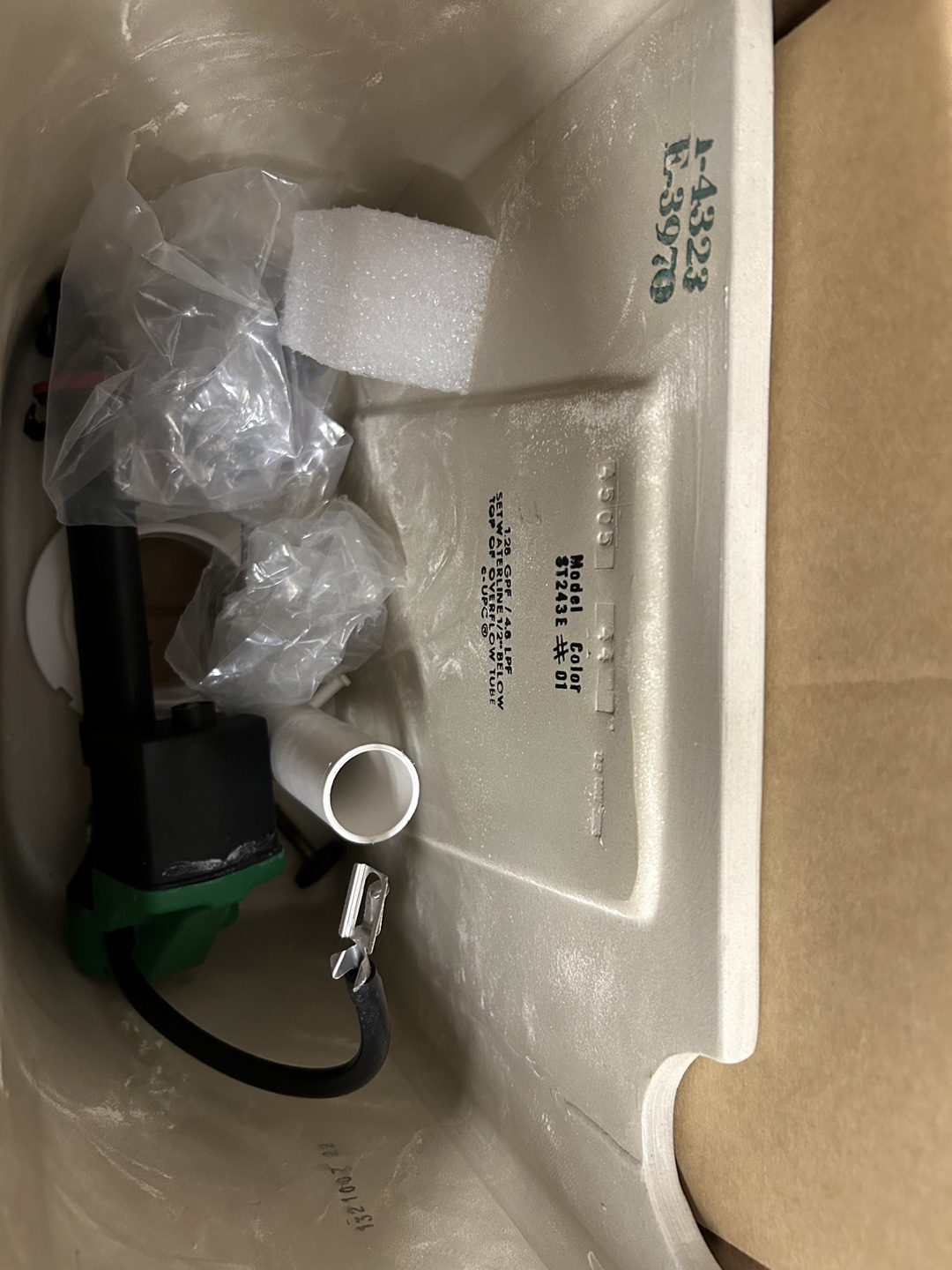 Toto ST243E#01 Entrada Toilet Tank - White - photo 5