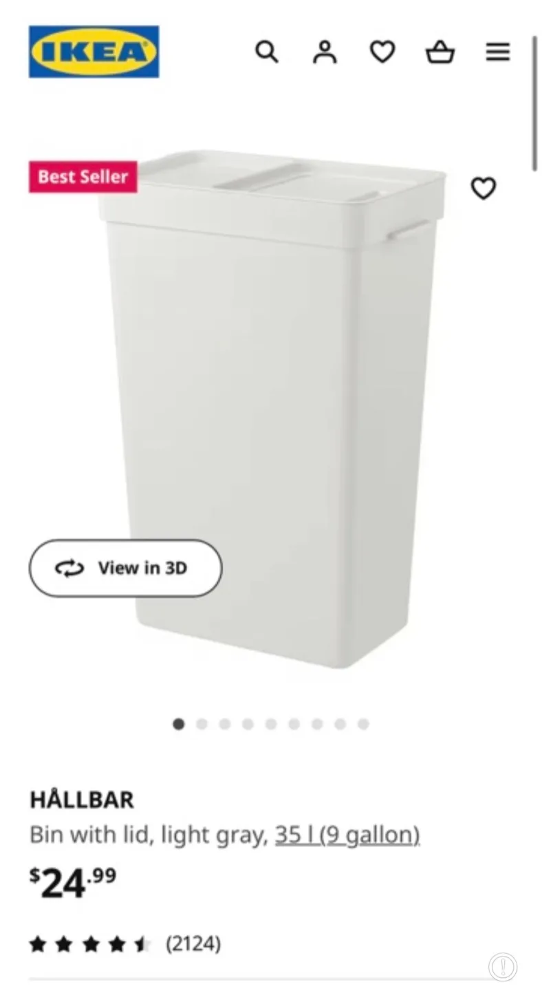 IKEA HALLBAR - Like New! image indicator(2)