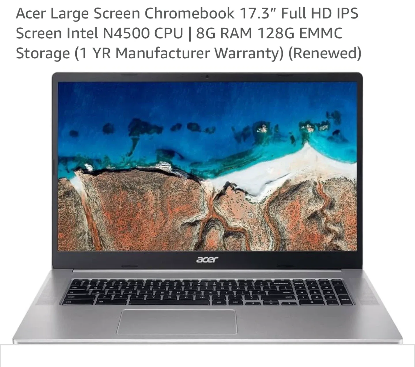 Chromebook 17.3 inch screen thumbnail